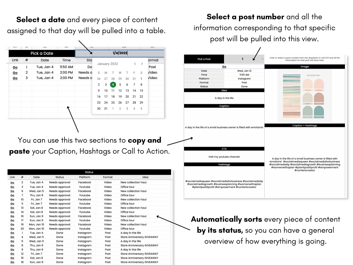 Yearly Social Media Content Planner