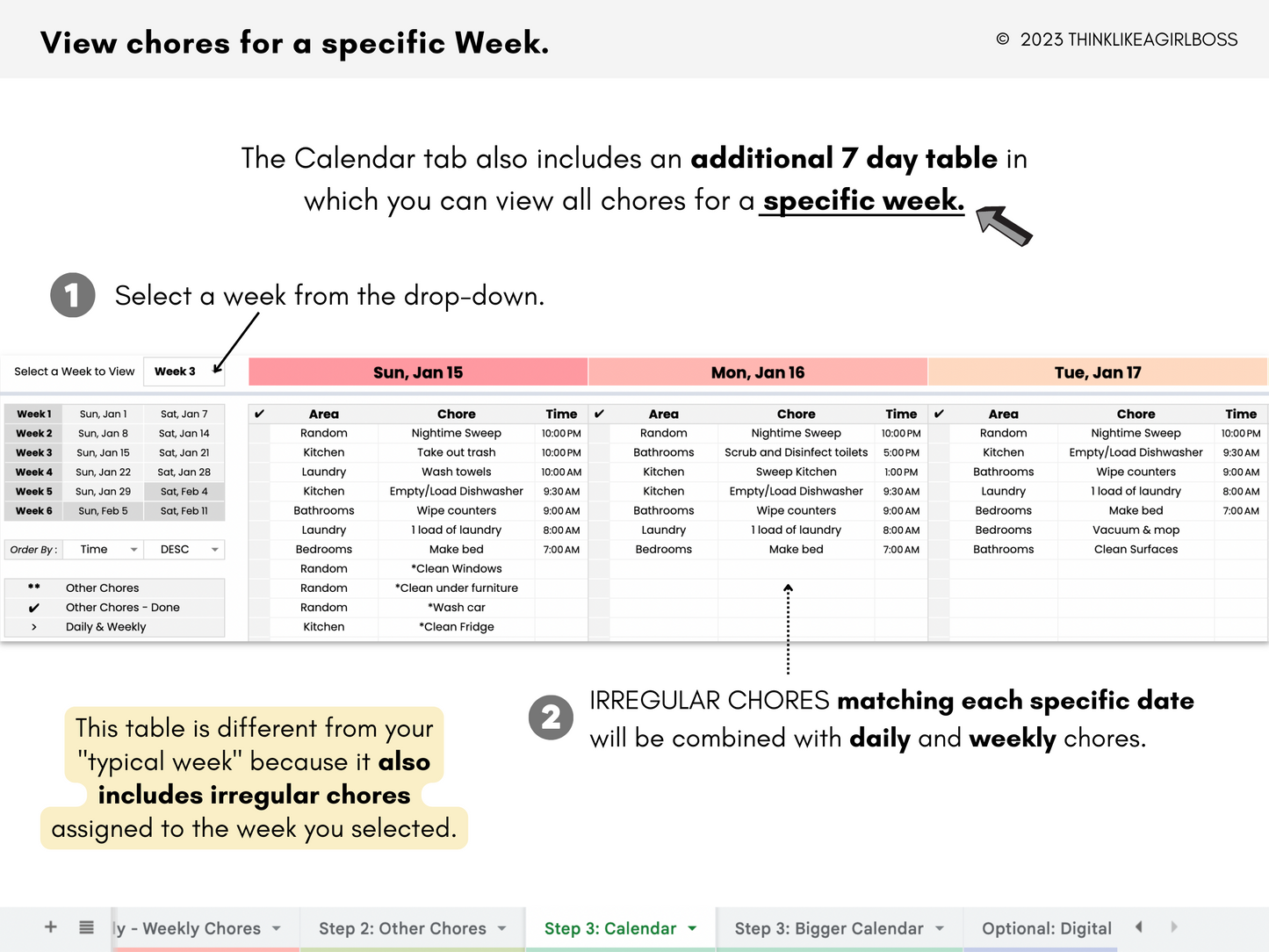 Cleaning and Chore Planner