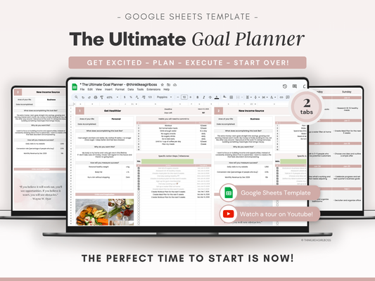 The Ultimate Goal Planner - V1 Pink