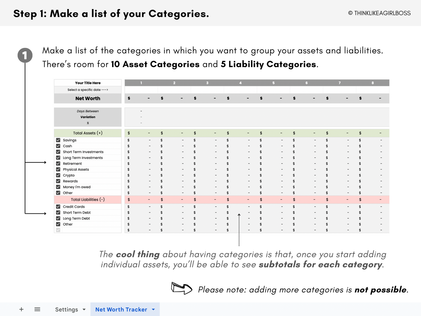 Net Worth Tracker - V1