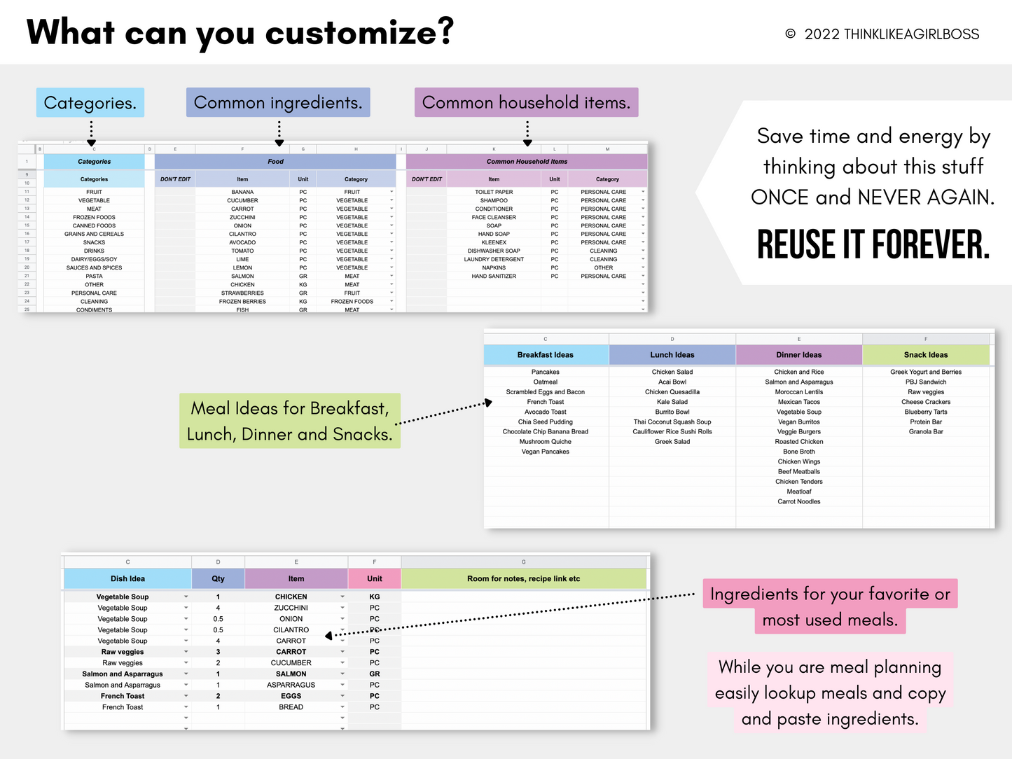 Meal Planner - V2 Extended Version