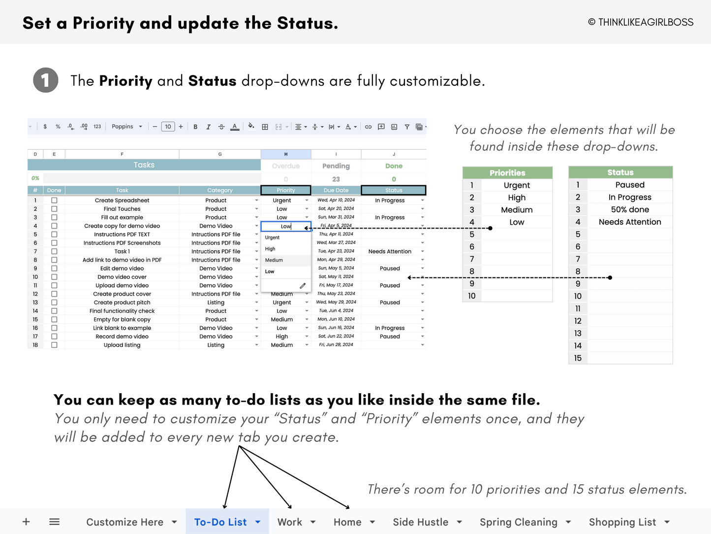 Digital To-Do List - V1 Blue