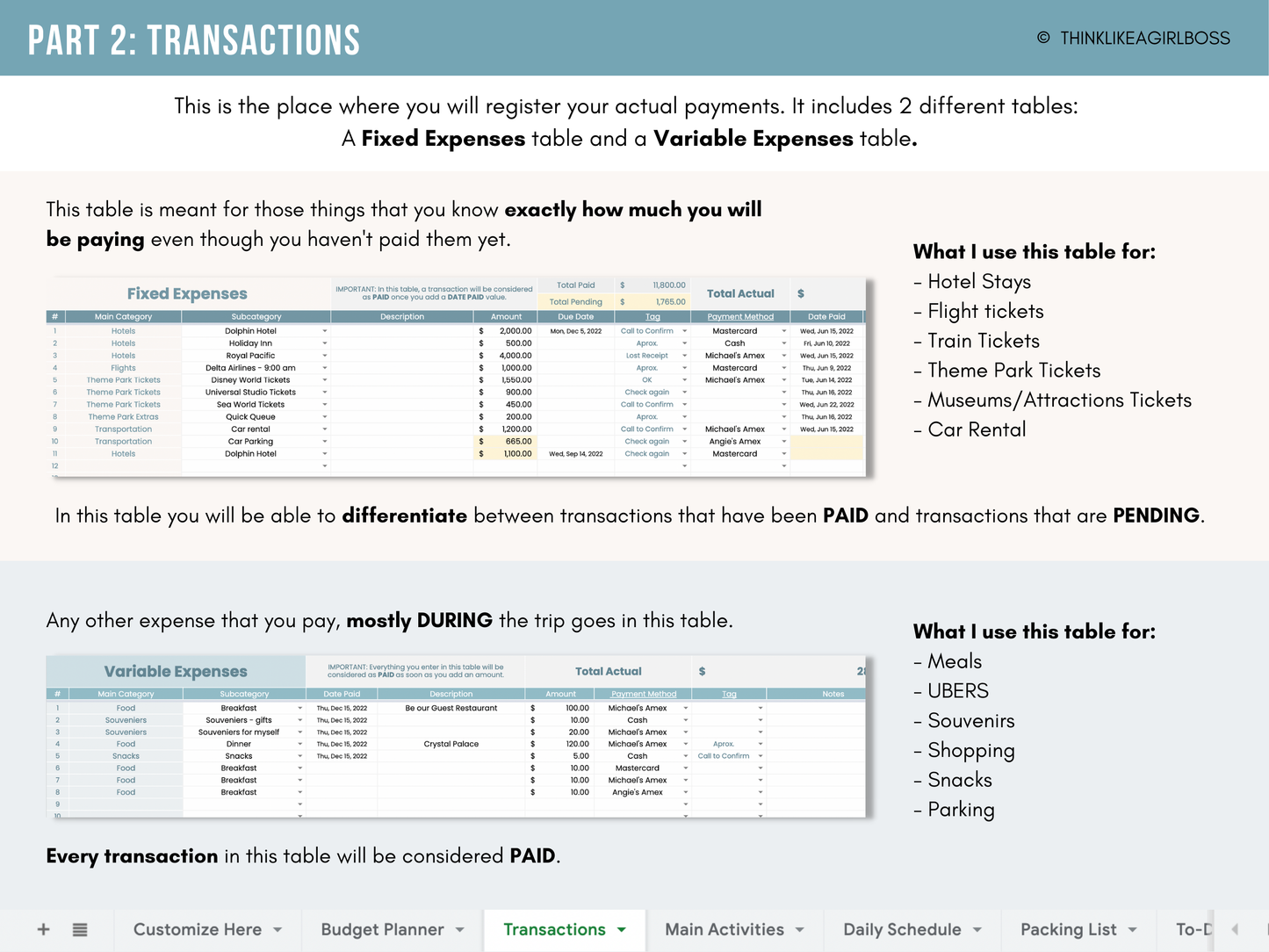 Ultimate Travel Planner - V1 Blue