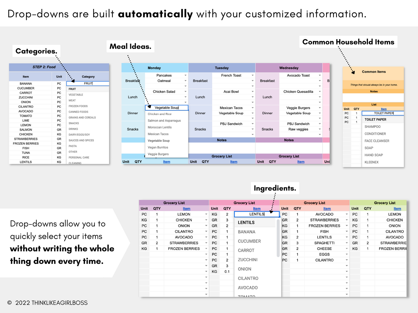 Meal Planner - V2 Extended Version