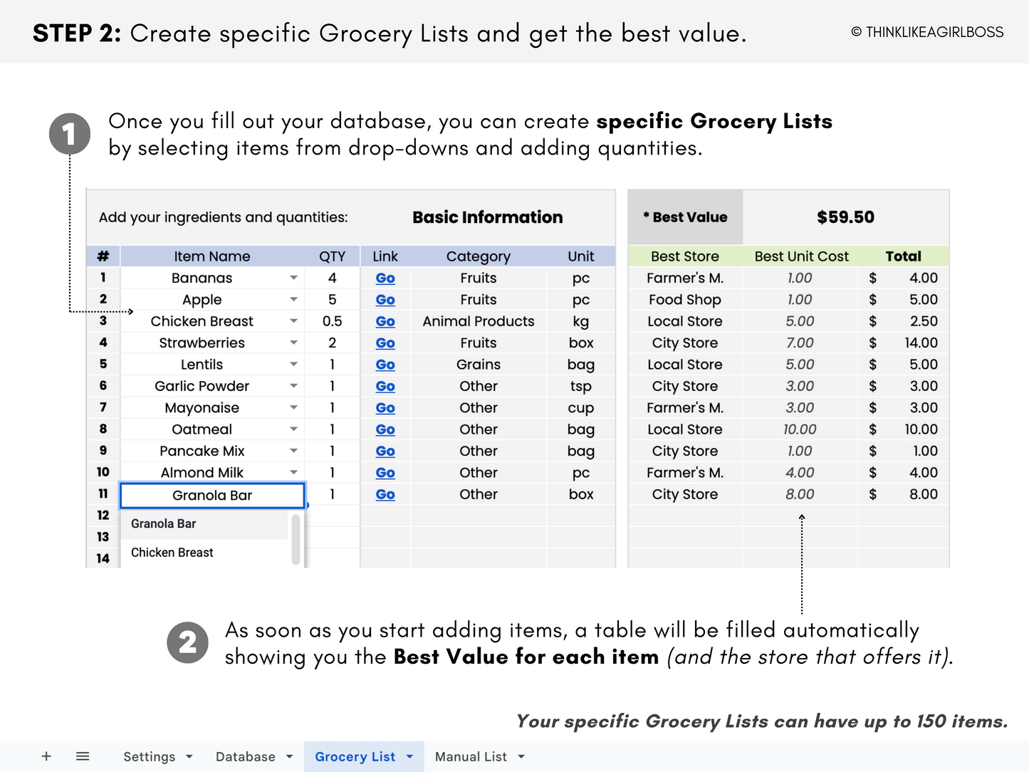 Grocery Store Cost Comparison - V1