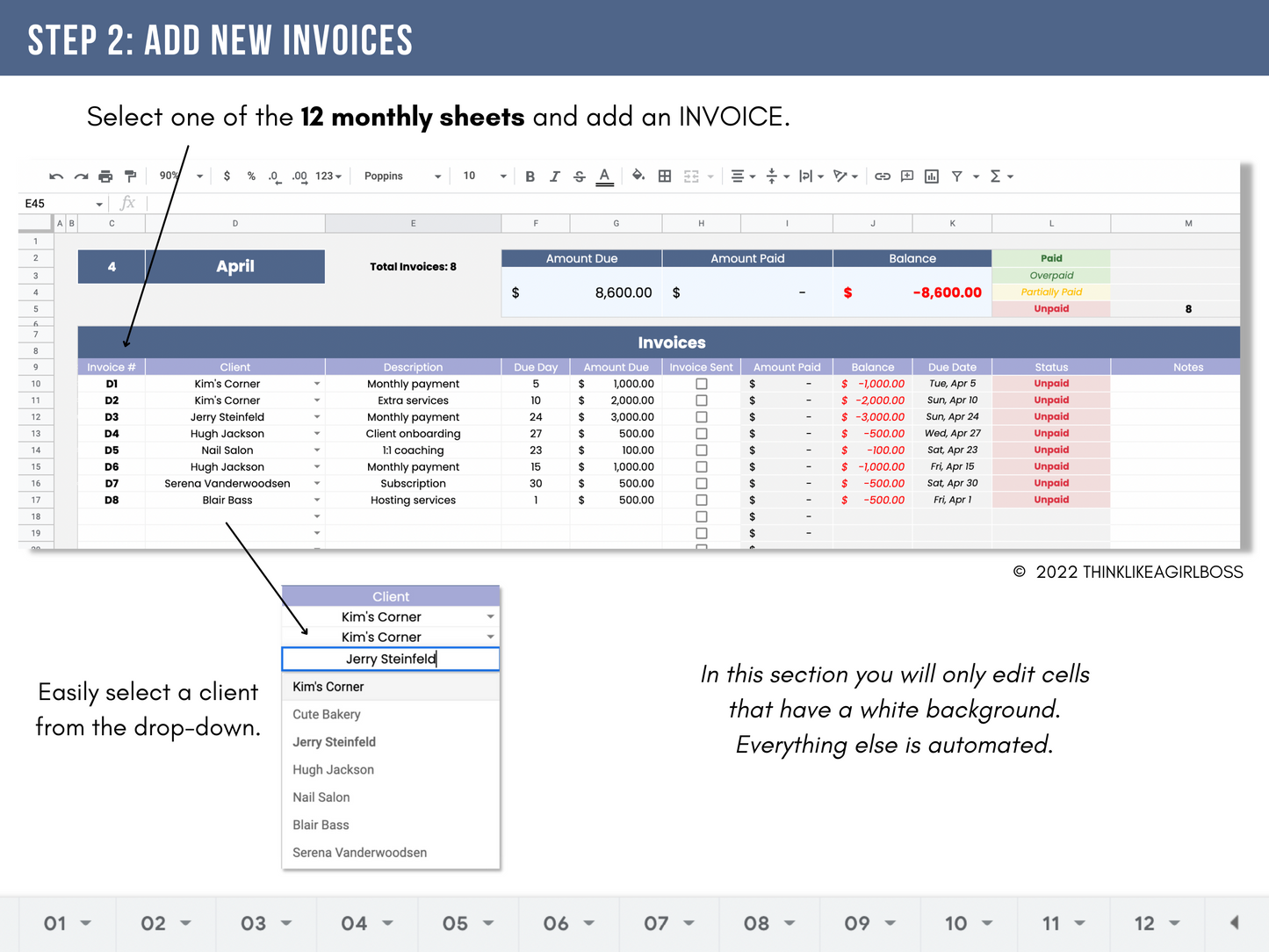 Client Invoice Tracker - V1