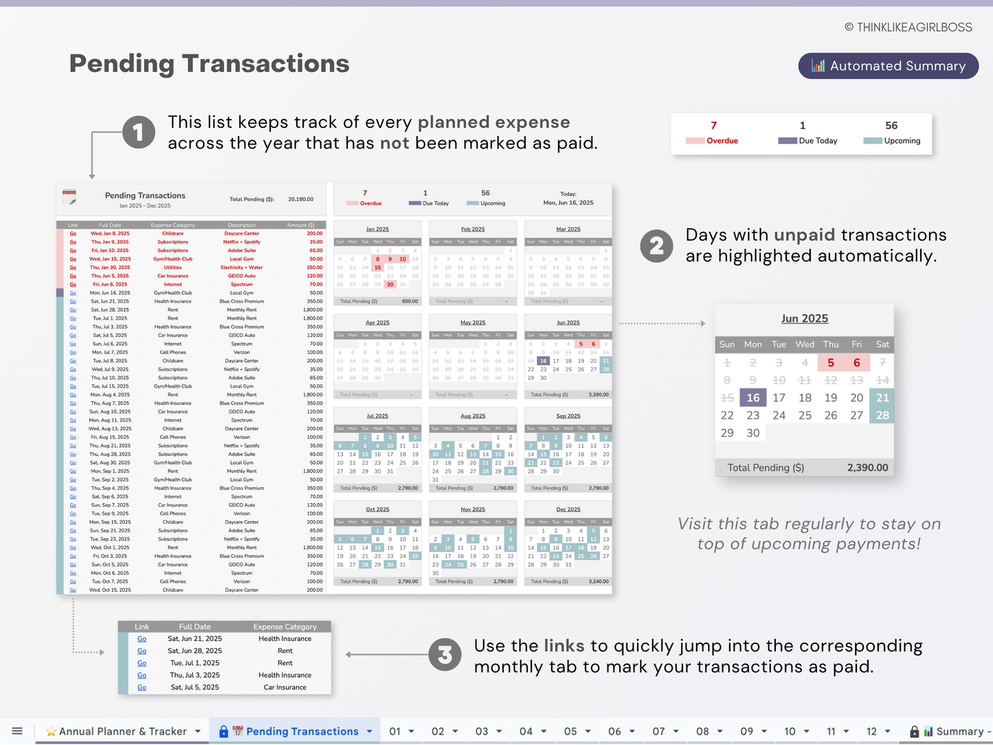 Annual Budget Spreadsheet - V1