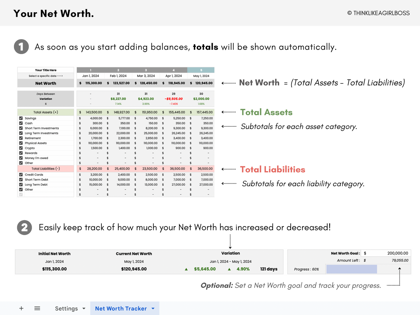 Net Worth Tracker - V1