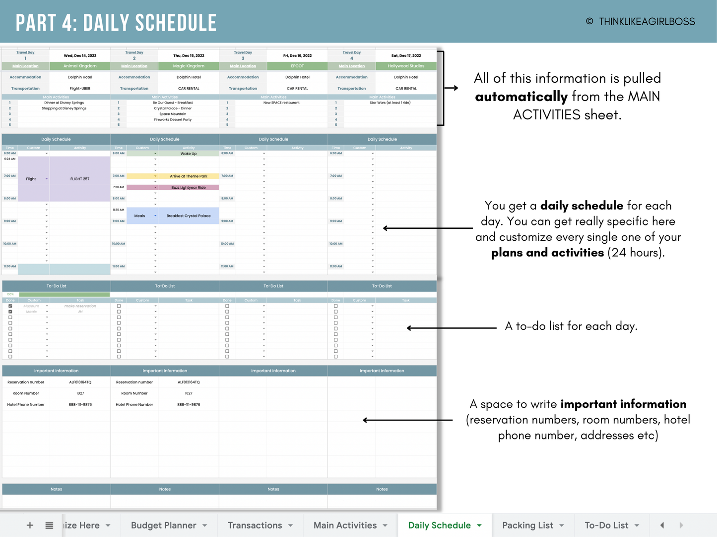 Ultimate Travel Planner - V1 Blue