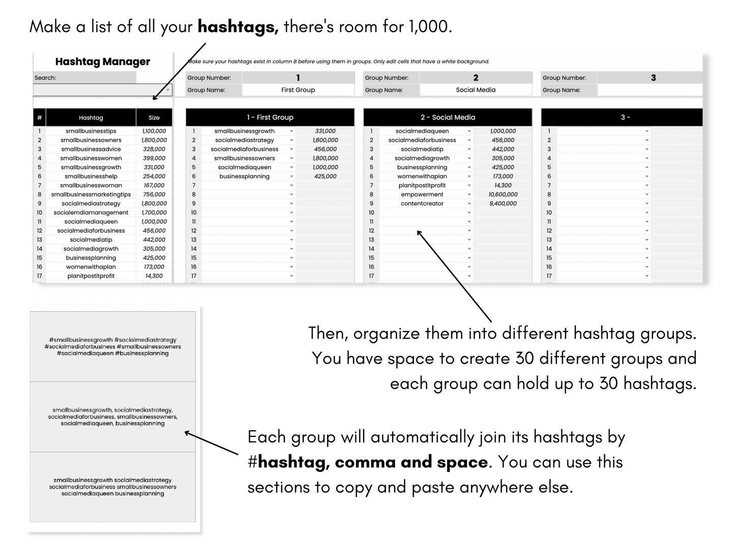 Yearly Social Media Content Planner