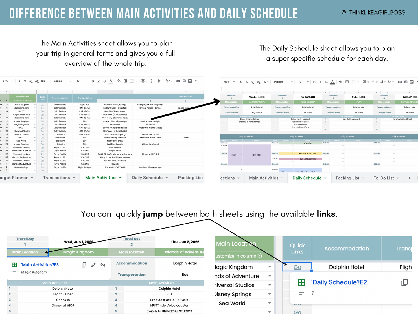 Ultimate Travel Planner - V1 Blue