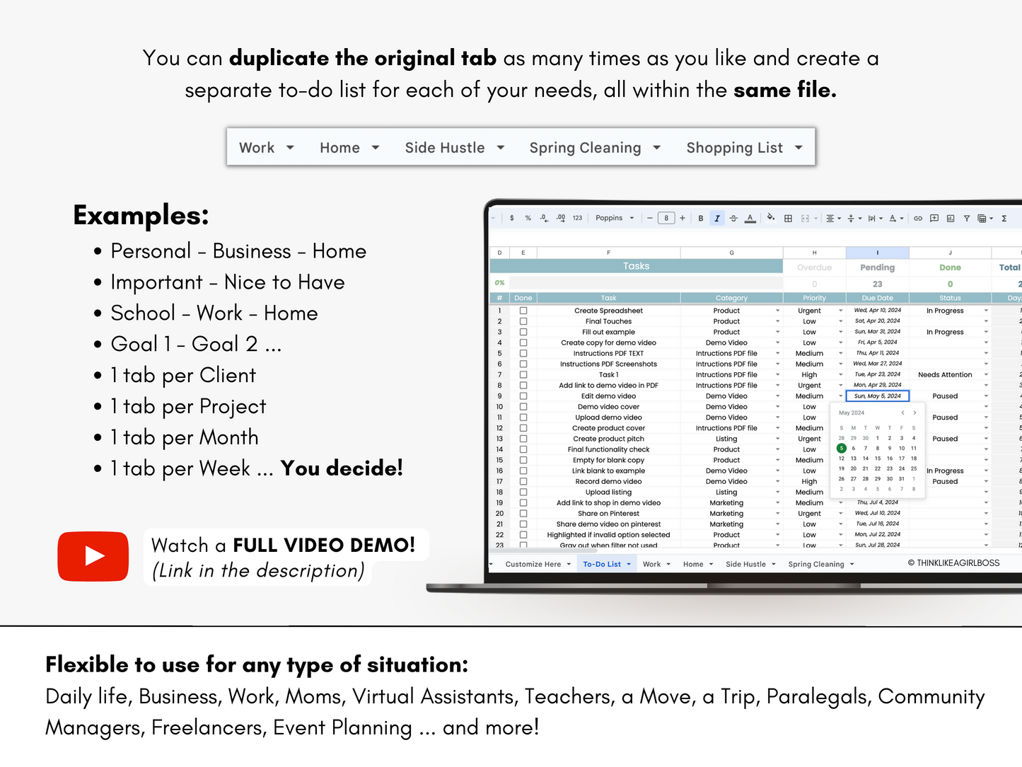 Digital To-Do List - V1 Blue