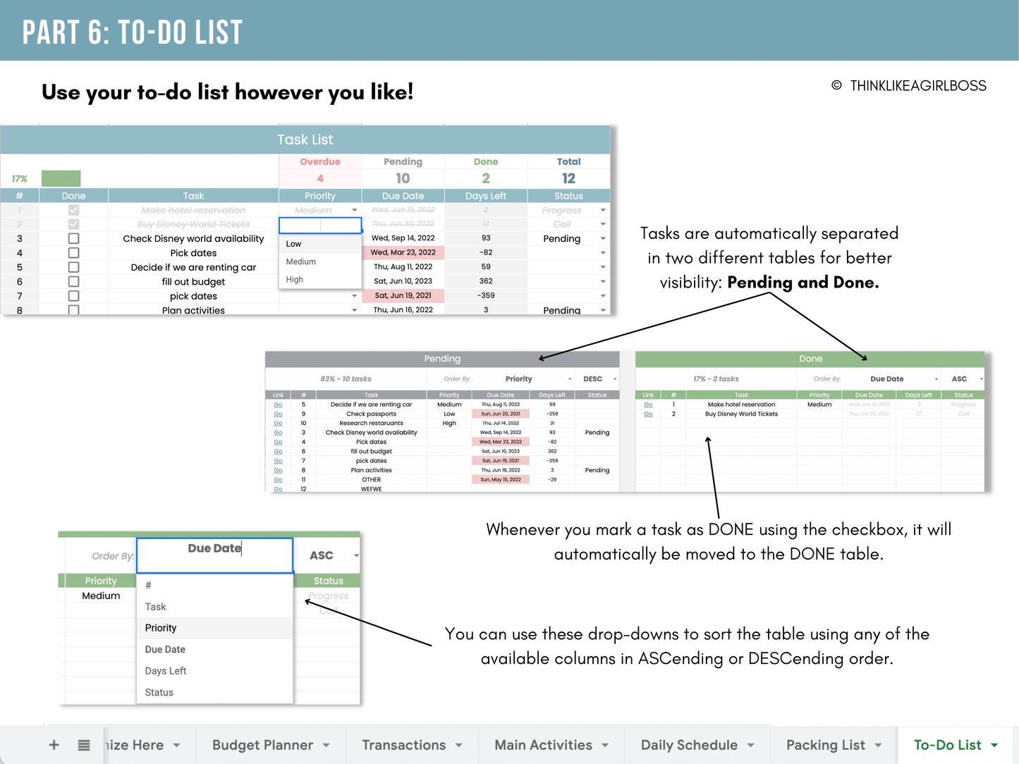 Ultimate Travel Planner - V1 Blue